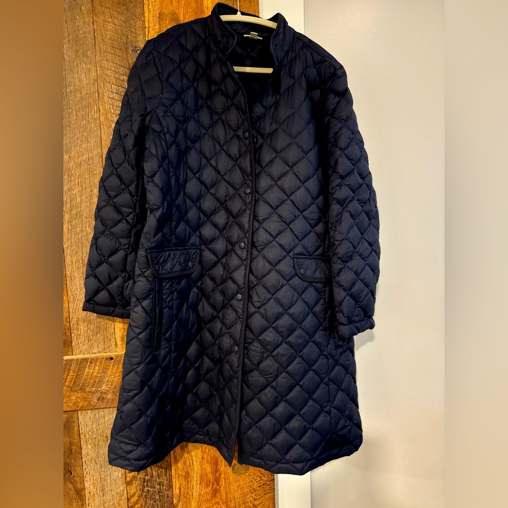 Lightweight Quilted Down Coat -Great for Travel